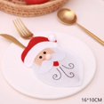 thumbnail image 1 of Christmas Tableware Holder Swedish Santa Gnome Knife Fork Pouch Bag for Xmas New Year Party Dinner Table Decoration Ornaments, 1 of 5