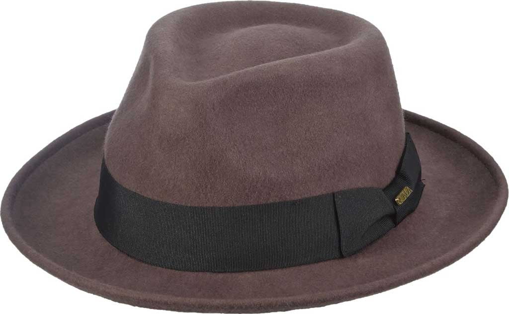 water repelant wool felt fedora hat 