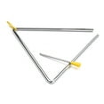 thumbnail image 4 of 10-Inch Triangle Bell Instrument with Metal Mallet - Steel Percussion Idiophone for Children, Toddlers - Early Education Rhythm Learning Hand Percussion Triangle, 4 of 7