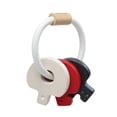 thumbnail image 3 of PlanToys Baby Key Rattle - High Contrast, 3 of 3