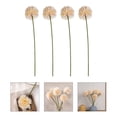thumbnail image 3 of 4 piezas de flores artificiales de diente de león, flores de diente de león artificiales, relleno de jarrón para decoración del hogar, 3 of 7