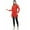 A11-Red, variant on Women Modest Swimsuits Ruffle Full Coverage Arabic 2 Pieces Bathing Suit