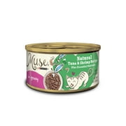 Angle View: Muse by Purina Natural Tuna & Shrimp Recipe in Gravy Adult Wet Cat Food - 3 oz. Can