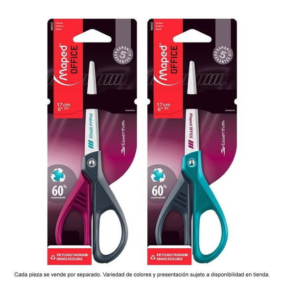 Tijeras Maped Office 17cm Varios Colores 1 Pieza
