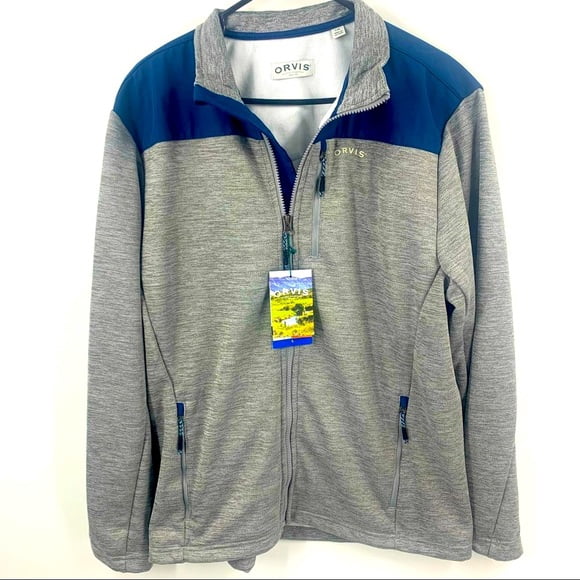 Orvis Men's Bonded Mesh Full-Zip Jacket 