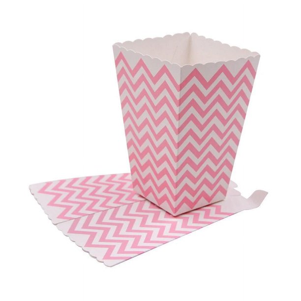 ¡Nuevo! 12 unids/lote caja de palomitas de maíz/taza decoración de fiesta temática rosa para niños Feliz cumpleaños Navidad boda fiesta suministros de baño para bebé
