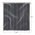 thumbnail image 3 of 72x72 Inch Fabric Shower Curtain Waterproof Polyester, Abstract Geometric Print, 3 of 6