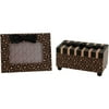 Leopard Jewelry Box And Frame Set