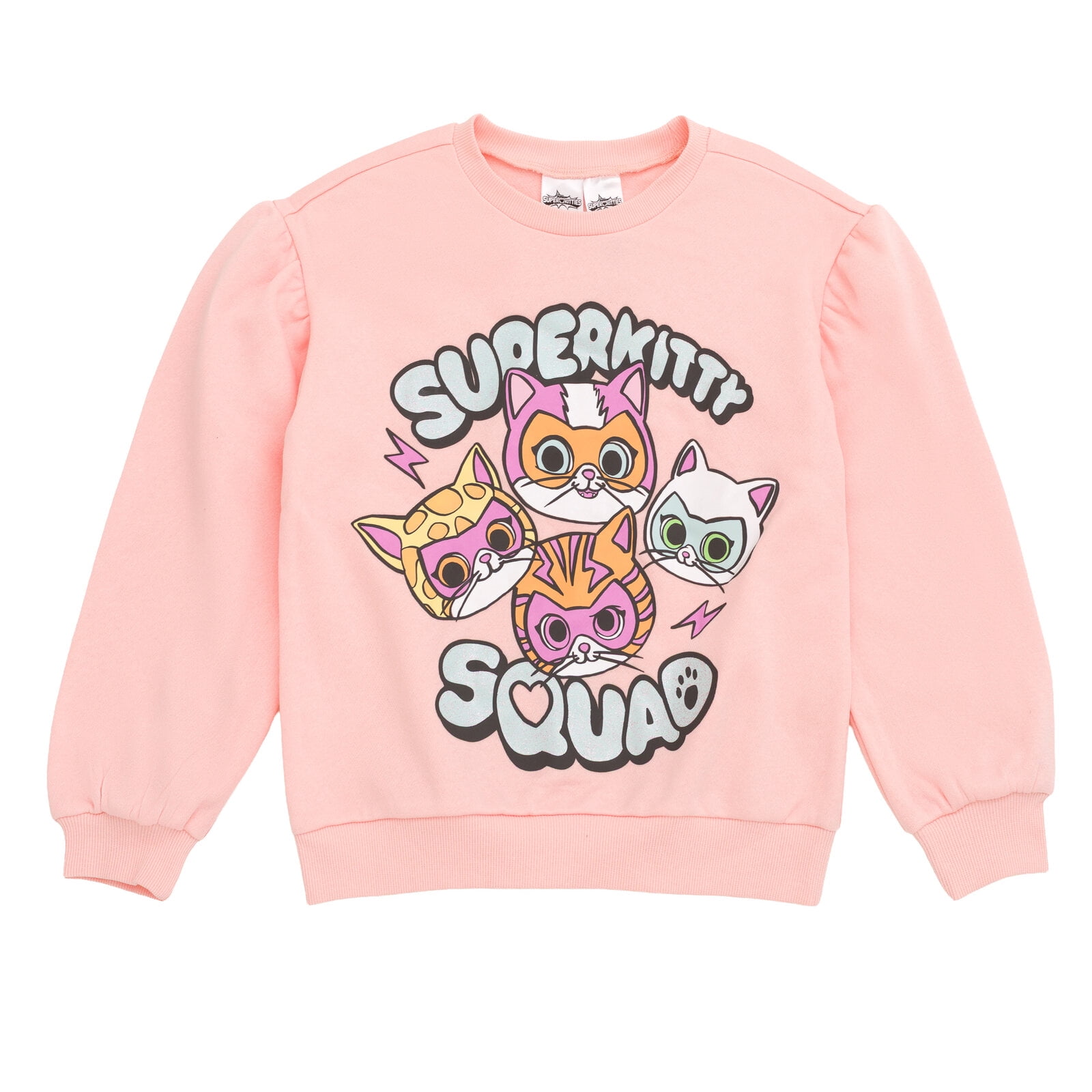Disney Super Kitties Ginny Buddy Sparks Fleece Pullover Sweatshirt and Ribbed Flare Leggings Outfit Set Toddler to Little Kid