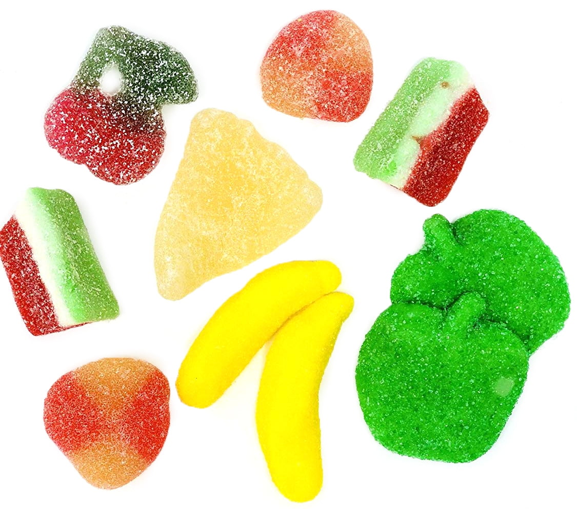 SweetGourmet Sweet and Sour Fruit Bowl Gummi Candy 5 pounds