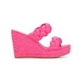 thumbnail image 2 of Kenneth Cole New York Womens Olivia Braid Braided Open Toe Wedge Sandals, 2 of 3