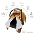 thumbnail image 3 of Car Seat Cover Baby, Western Cowboy Guinea Pig Baby Car Seat Cover for Baby Boys Girls Newborn , Infant Car Seat Canopy Cover Nursing Breastfeeding Cover Warm Blanket, 3 of 7