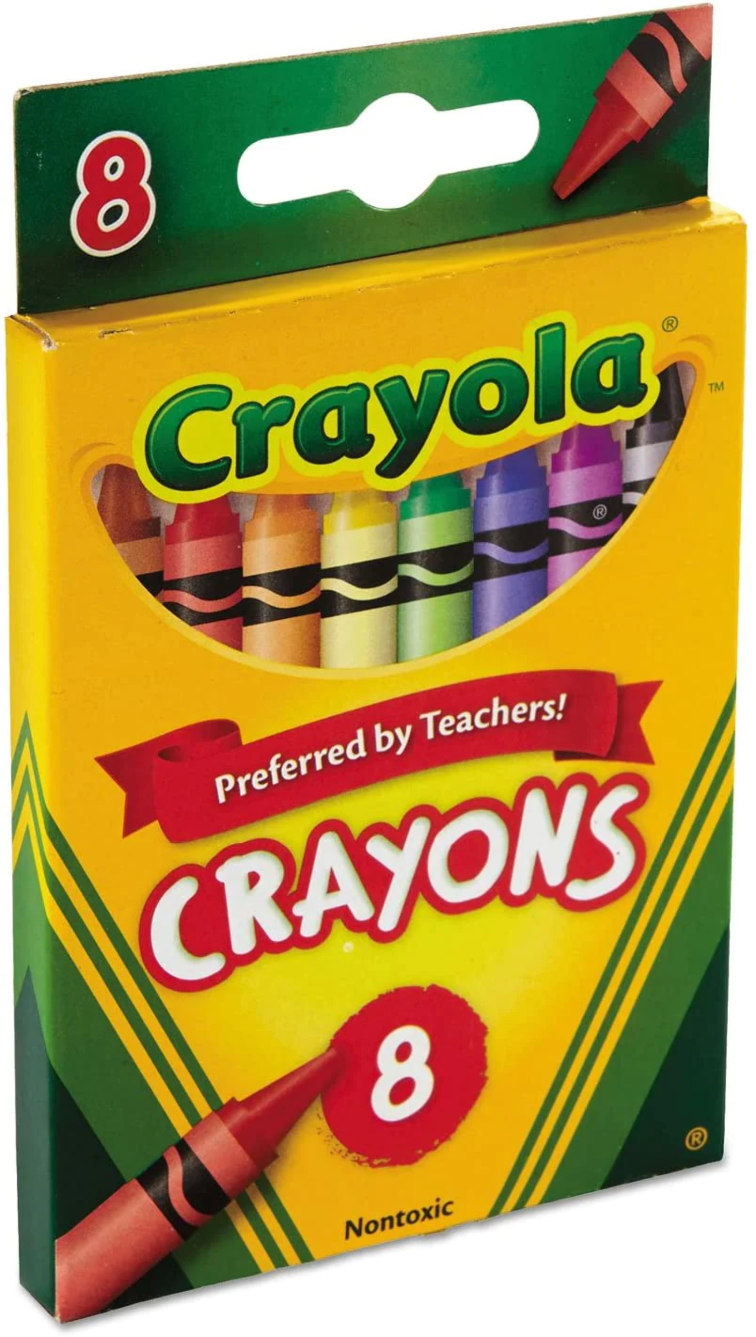 (4 pack) Crayola Classic Crayons, Back to School Supplies for Kids, 8 Ct, Art Supplies - image 4 of 7