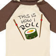 thumbnail image 4 of Inktastic This is How I Roll Cute Sushi Boys or Girls Long Sleeve Baby Bodysuit, 4 of 5
