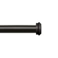 thumbnail image 6 of EXCLUSIVE HOME Topper 1" Curtain Rod and Coordinating Finial Set, Matte Bronze, Adjustable 36"-72", 6 of 7