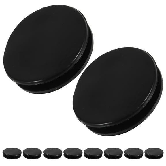 Tineasur Bank Stopper Black PVC Non- Saver Clips for Organizing and Securing Items