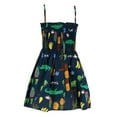 thumbnail image 2 of Robes pour Filles pour Tout-Petits et Enfants Robe d'Été Sans Manches Imprimée Décontractée pour Filles Légère pour Usage Quotidien, 2 of 4