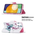thumbnail image 2 of Allytech Galaxy A13 5G Case with TPU Interior Shockproof Cover, PU Leather Folio Kickstand Magnetic Clasp Card Slots Holder Wallet Cover for Samsung Galaxy A13 5G(6.5 inch) 2021, Floral Butterfly, 2 of 4