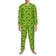 thumbnail image 3 of Fotbe Frogs Pijama de Hombre con Estampado de Manga Larga, Conjunto de 2 Piezas, Ropa de Dormir Suave y Cómoda con Bolsillos-Small, 3 of 7