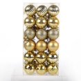 thumbnail image 2 of 36 bolas de Navidad de plástico para accesorios de fiesta de vacaciones en casa (dorado), 2 of 7