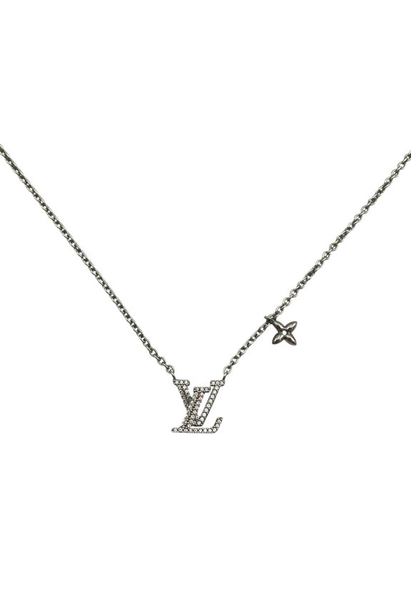 Pre-Owned Louis Vuitton LV Iconic Rhinestone Necklace M02751 for Women