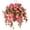 Pink, variant on Artificial Fake Flowers Plants Hanging Baskets for Outdoor Porch Spring Decoration, Faux Silk Red Hibiscus Long Vines in Planter UV Resistant Realistic for Home Outside Balcony Patio Yard