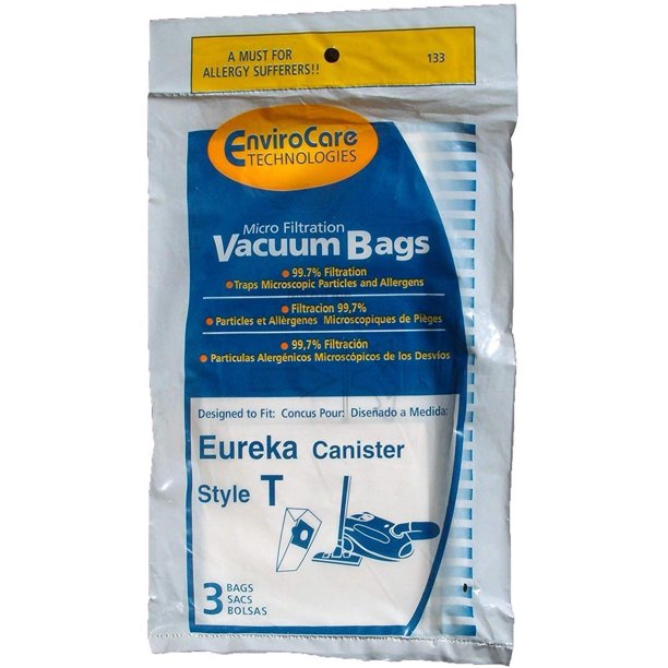 3 Style T Bags 61555B Eureka Canister Vacuum Cleaner Rally 2 Maxima