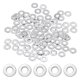 thumbnail image 1 of Uxcell 100-Pack 8# Arandelas Planas, 7/16" OD Arandelas de Acero Inoxidable 304 para Tornillos y Tuercas [Plateado], 1 of 6