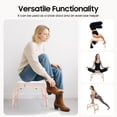 thumbnail image 4 of Yoga Headstand Bench Exercise Inversion Stool Workbench Upside Down Chair Load-bearing Capacity 200kg/440.92lbs PU, Sponge, Solid Wood, 4 of 14