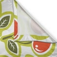 thumbnail image 3 of Ambesonne Fruit Kitchen Curtains, Cherry and Leaves Pattern, 55"x45", Apple Green Red White, 3 of 3