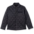 thumbnail image 1 of Chemise Matelassée Doublée en Sherpa pour Garçons, Noir, 4T, 1 of 1