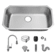 thumbnail image 1 of Tarja Una Tina Calibre 18 para Submontar YMA Home Acero Inoxidable 304 Color Plata Satinado, 1 of 6