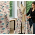 thumbnail image 5 of Soimoi Cotton Voile Fabric Floral,Tree & Owl Kids Print Sewing Fabric Yard 42 Inch Wide, 5 of 7