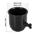 thumbnail image 2 of Unique Bargains 2pcs Trailer Hitch Ball Cap Protector with Knob Waterproof 50mm ID Black for Car Truck RV Boat, 2 of 6