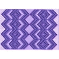thumbnail image 1 of Ahgly Company Indoor Rectangle Patterned Purple Amethyst Purple Area Rugs, 8' x 12', 1 of 6