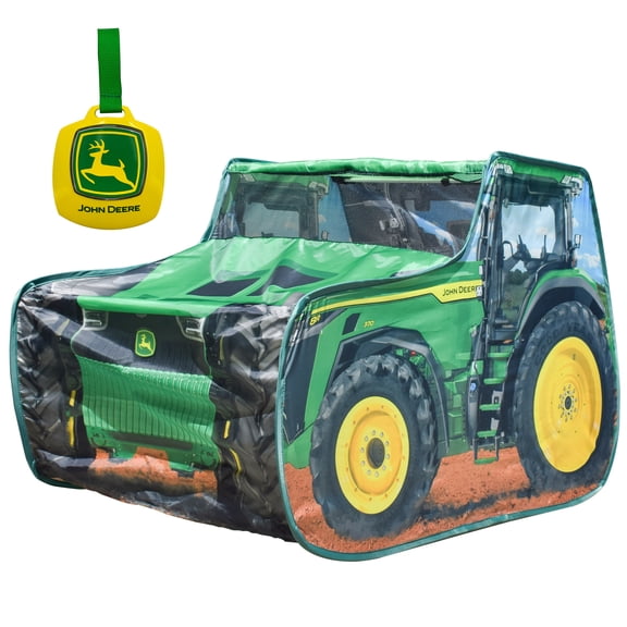 John Deere Pop up Tent, Strong Polyester Material & Durable Stitching, Playhouses for Children Ages 3