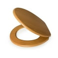 thumbnail image 1 of Wooden Toilet Seat Beech, 1 of 5
