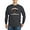 Charcoal, variant on - Atomic Explosion Men's Long Sleeve T Shirt - Long Sleeve Dark T-Shirt