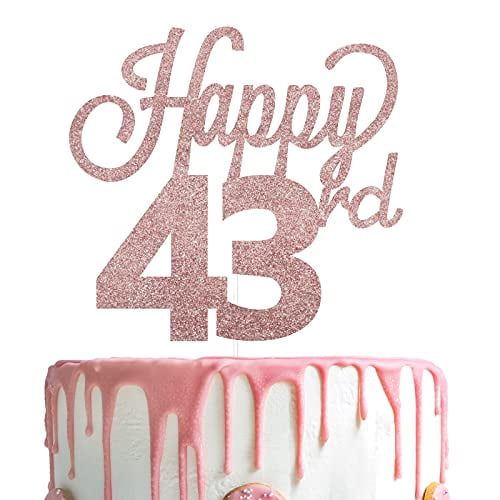 A woman's 43rd Birthday Cake | ecaked