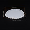 thumbnail image 2 of Uxcell Coaster Mold for Epoxy Resin 5.31"x4.41"x0.39" Silicone Geode Casting Tray Mold for Cup Mat, Home Decoration, 2 of 7