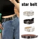 thumbnail image 4 of Wartleves Cinturón de PU hueco con forma de estrella estilo punk, para jeans Hot P3, 4 of 6