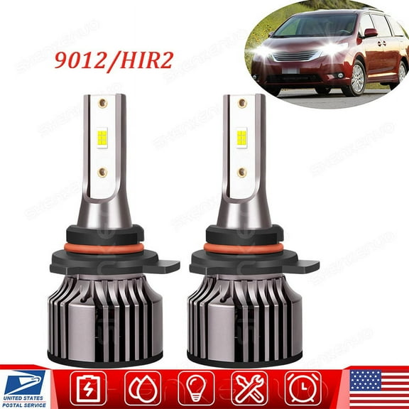 For Toyota C-HR/CHR/CH-R 2018 2019 LED Headlight High/Low Beam Bulbs Kit White