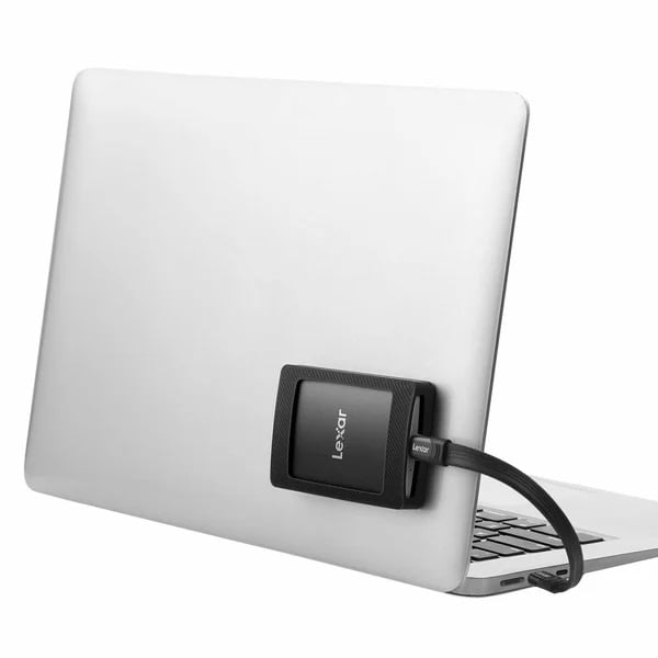 Lexar S1500 1TB 外付けSSD Lexar 1TB Portable SSD, NVMe, Magnetic Attachment, USB Type-A and