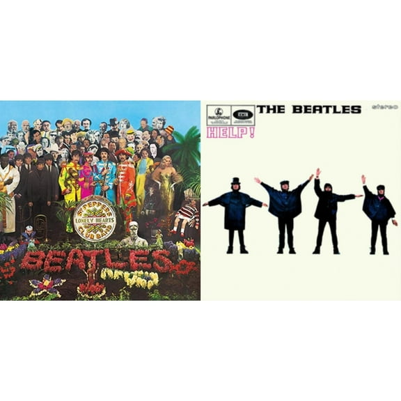 Sgt. Pepper's Lonely Hearts Club Band (2017 Stereo Mix/180G/Original Stencils) & Help [LP Vinyl Bundle]
