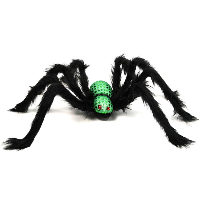Araña De Peluche De 75Cm, Accesorio De Decoración De Halloween, Simulación De Esqueleto, Gran Araña, Fantasma, Festival, Accesorios De Terror Kearding HA046296-05
