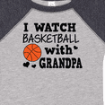 thumbnail image 4 of Inktastic I Watch Basketball with Grandpa Boys Baby Bodysuit, 4 of 5