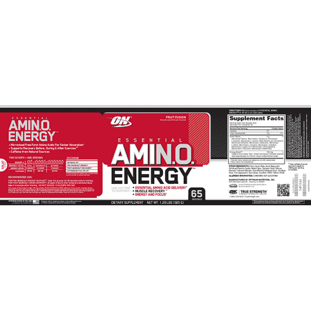 Best Optimum Nutrition Amino Energy Pre Workout + Essential Amino Acids Powder, Fruit Fusion, 30 Servings deal