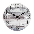 thumbnail image 2 of Wall Clock, Rustic Country Kitchen Clock Decor,Retro Wall Clocks for Home Bathroom Bedrooms Living Room (10 Inch), 2 of 3