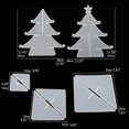 thumbnail image 3 of 2025 Latest Model Epoxy Resin Mold Christmas Tree Cake Stand Silicone Concrete, 3 of 5