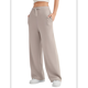 thumbnail image 1 of Pantalones Deportivos Holgados de Cintura Alta para Mujer, Color Caqui, Talla XL, 1 of 4
